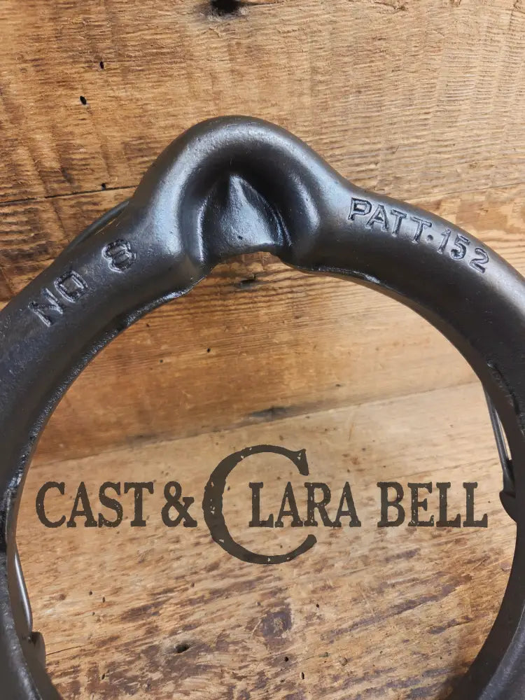 The BEST gift idea! Gorgeous Griswold #8 Cast Waffle Iron #151/151 Low base #152 Fully Restored and Seasoned! Waffle