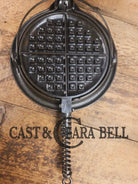 The BEST gift idea! Gorgeous Griswold #8 Cast Waffle Iron #151/151 Low base #152 Fully Restored and Seasoned! Waffle