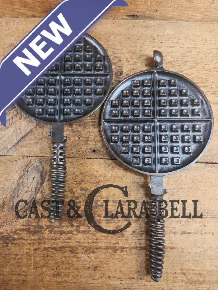 The BEST gift idea! Gorgeous Griswold #8 Cast Waffle Iron #151/151 Low base #152 Fully Restored and Seasoned! Waffle