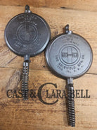 The BEST gift idea! Gorgeous Griswold #8 Cast Waffle Iron #151/151 Low base #152 Fully Restored and Seasoned! Waffle
