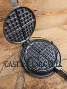The BEST gift idea! Gorgeous Griswold #8 Cast Waffle Iron #151/151 Low base #152 Fully Restored and Seasoned! Waffle