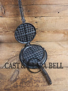 The BEST gift idea! Gorgeous Griswold #8 Cast Waffle Iron #151/151 Low base #152 Fully Restored and Seasoned! Waffle