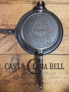 The BEST gift idea! Gorgeous Griswold #8 Cast Waffle Iron #151/151 Low base Fully Restored and Seasoned! Waffle Iron