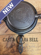 The BEST gift idea! Gorgeous Griswold #8 Cast Waffle Iron #151/151 Low base Fully Restored and Seasoned! Waffle Iron