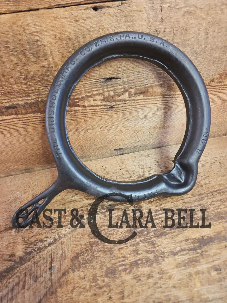 The BEST gift idea! Gorgeous Griswold #8 Cast Waffle Iron #151/151 Low base Fully Restored and Seasoned! Waffle Iron