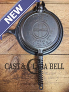 The BEST gift idea! Gorgeous Griswold #8 Cast Waffle Iron #151/151 Low base Fully Restored and Seasoned! Waffle Iron