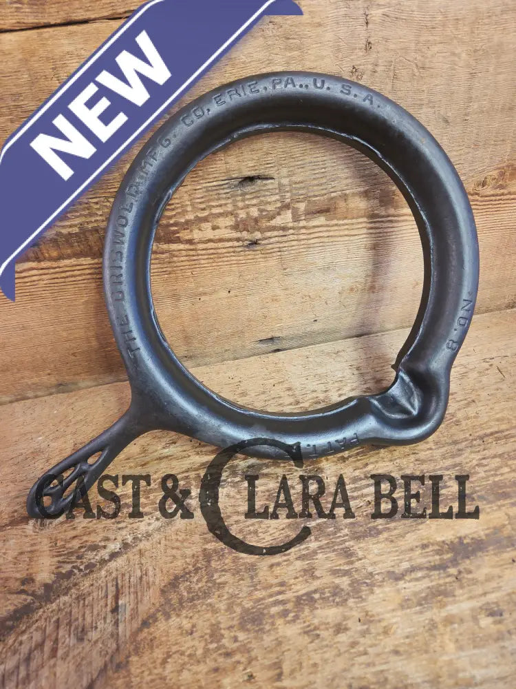 The BEST gift idea! Gorgeous Griswold #8 Cast Waffle Iron #151/151 Low base Fully Restored and Seasoned! Waffle Iron