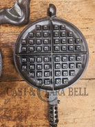 The BEST gift idea! Gorgeous Griswold #8 Cast Waffle Iron #151/151 Low base Fully Restored and Seasoned! - Waffle Iron