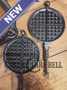 The BEST gift idea! Gorgeous Griswold #8 Cast Waffle Iron #151/151 Low base Fully Restored and Seasoned! Waffle Iron