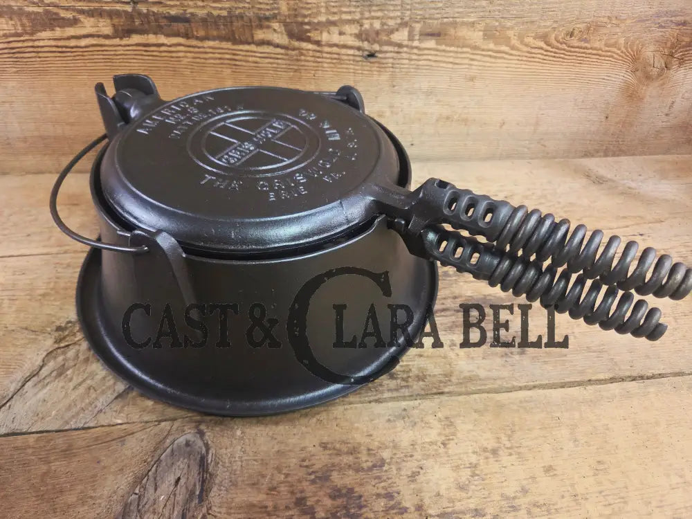 The BEST gift idea! Griswold #8 Cast Waffle Iron #151/151 Tall Base!! Ready to make Crispy Waffles! Waffle Iron