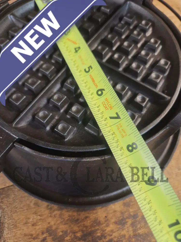 The BEST gift idea! Griswold #8 Cast Waffle Iron #151/151 Tall Base!! Ready to make Crispy Waffles! - Waffle Iron