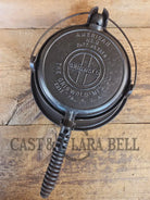 The BEST gift idea! Griswold #8 Cast Waffle Iron #151/151 Tall Base!! Ready to make Crispy Waffles! - Waffle Iron
