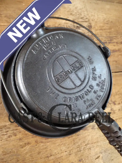 The BEST gift idea! Griswold #8 Cast Waffle Iron #151/151 Tall Base!! Ready to make Crispy Waffles! Waffle Iron