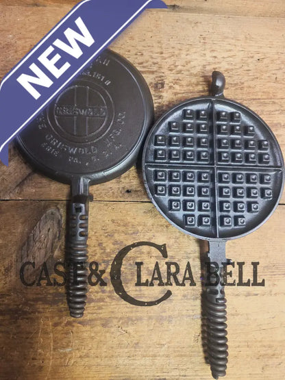 The BEST gift idea! Griswold #8 Cast Waffle Iron #151/151 Tall Base!! Ready to make Crispy Waffles! Waffle Iron