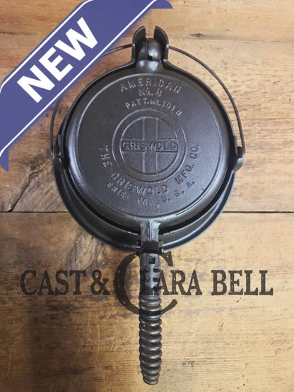 The BEST gift idea! Griswold #8 Cast Waffle Iron #151/151 Tall Base!! Ready to make Crispy Waffles! Waffle Iron