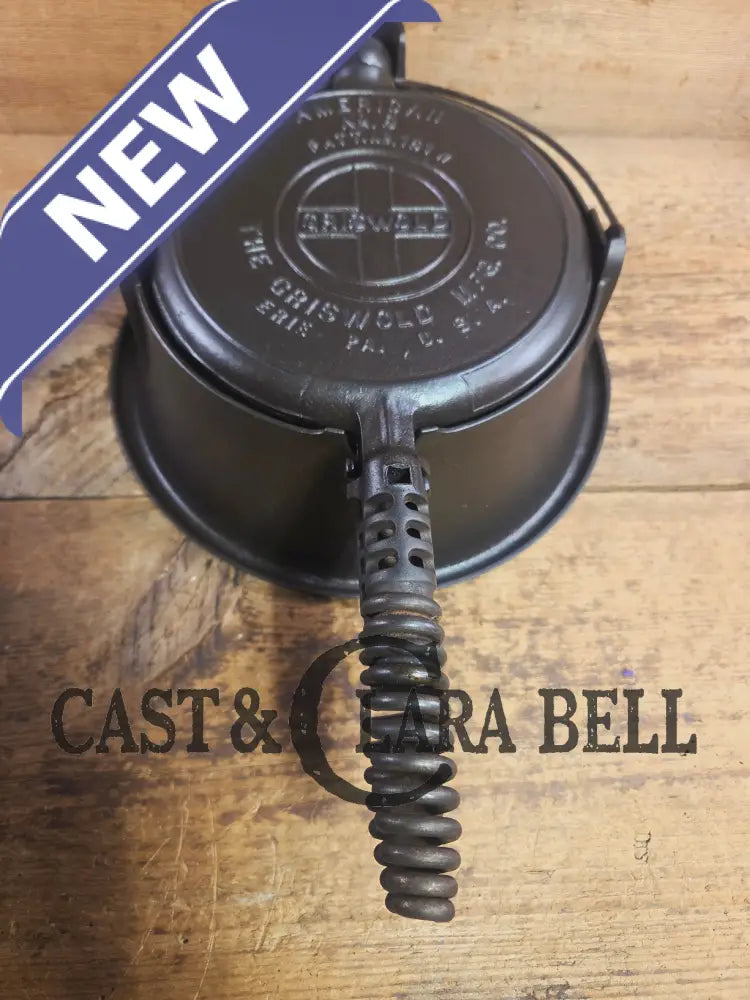 The BEST gift idea! Griswold #8 Cast Waffle Iron #151/151 Tall Base!! Ready to make Crispy Waffles! Waffle Iron
