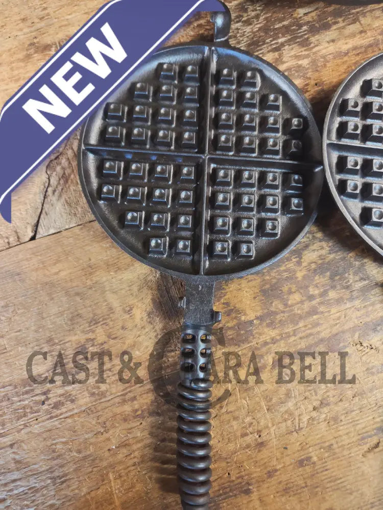 The BEST gift idea! Griswold #8 Cast Waffle Iron #151/151 Tall Base!! Ready to make Crispy Waffles! - Waffle Iron
