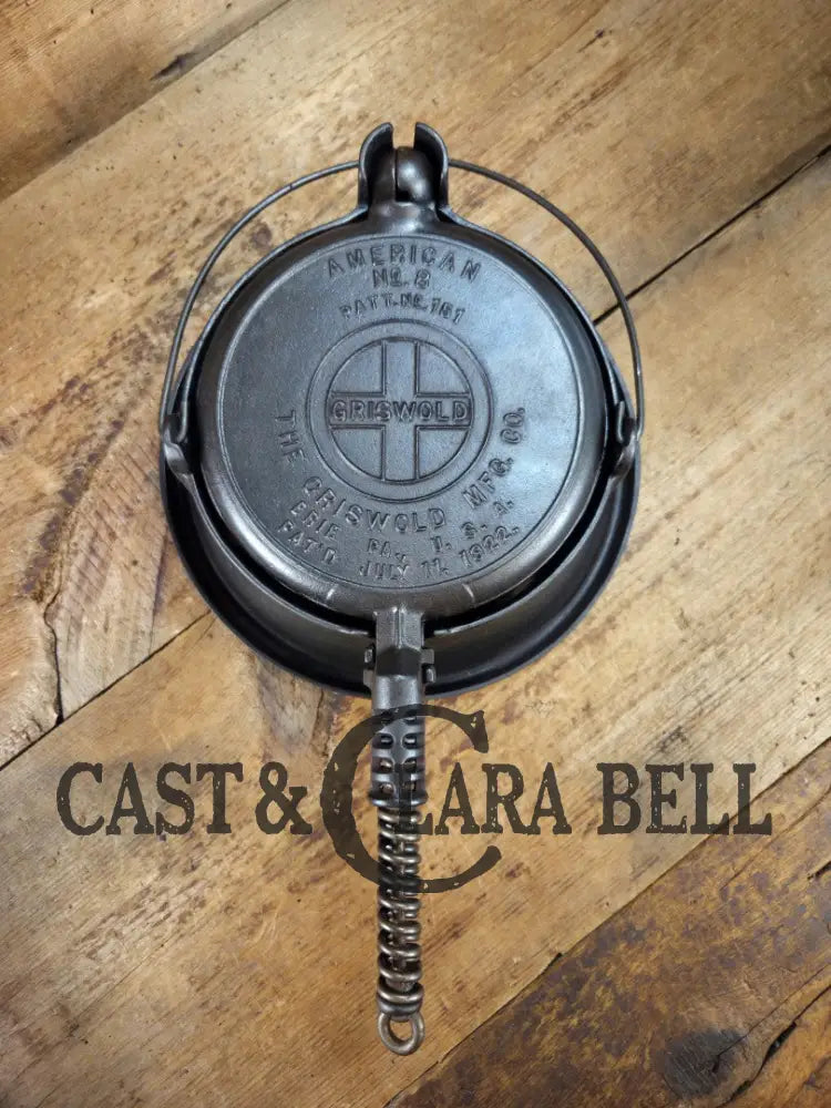 The BEST gift idea! Griswold #8 Cast Waffle Iron #151/151 Tall Base!! Ready to make Crispy Waffles! Waffle Iron