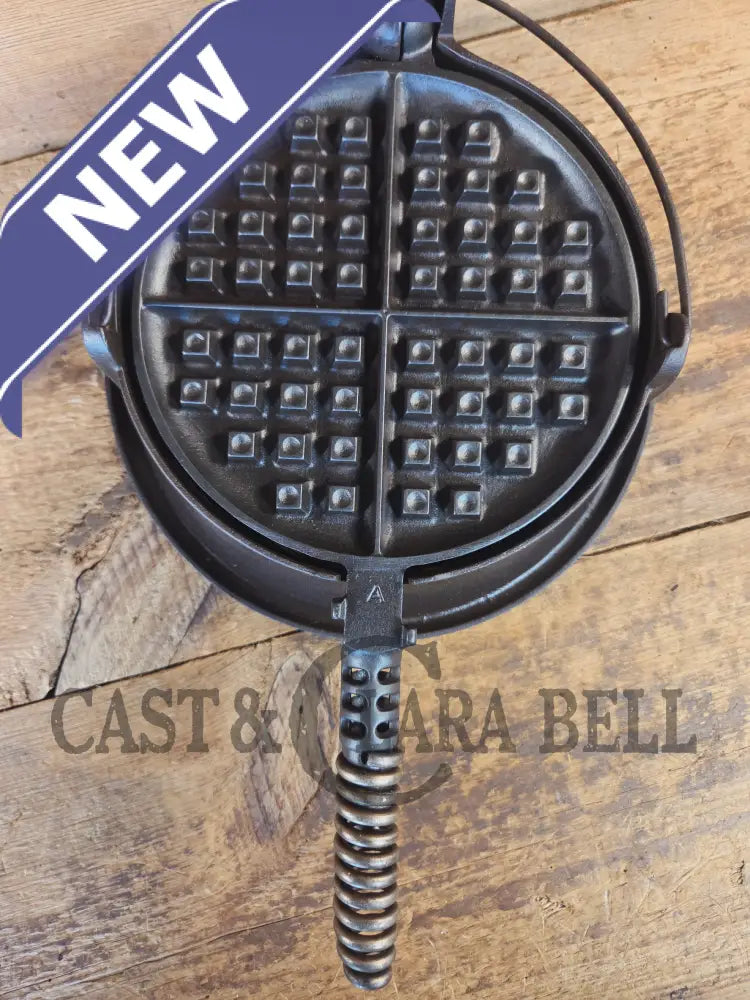 The BEST gift idea! Griswold #8 Cast Waffle Iron #151/151 Tall Base!! Ready to make Crispy Waffles! - Waffle Iron