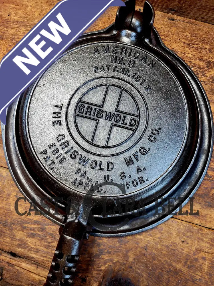 The Best Gift Idea! Griswold No. 8 Waffle Iron With Low Base Patt. 151 Pat’d July 11 1922.