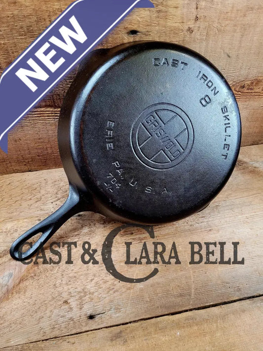 The Best Seller Classic! Griswold #8 Cast Iron Skillet With Large Block Logo And Smooth Bottom 704 Y