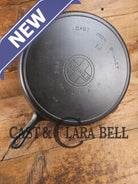 The biggest handled skillet made by Griswold! Huge 1930’s Griswold No. 14 Skillet with Large Block Logo and Heat Ring