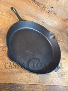 The biggest handled skillet made by Griswold! Huge 1930’s Griswold No. 14 Skillet with Large Block Logo and Heat Ring