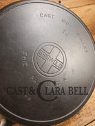 The biggest handled skillet made by Griswold! Huge 1930’s Griswold No. 14 Skillet with Large Block Logo and Heat Ring