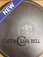 The biggest handled skillet made by Griswold! Huge 1930’s Griswold No. 14 Skillet with Large Block Logo and Heat Ring
