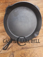 The biggest handled skillet made by Griswold! Huge 1930’s Griswold No. 14 Skillet with Large Block Logo and Heat Ring