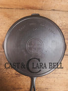The biggest handled skillet made by Griswold! Huge beautiful 1930’s Griswold No. 14 Skillet with Large Block Logo and