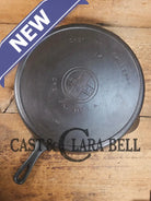 The biggest handled skillet made by Griswold! Huge beautiful 1930’s Griswold No. 14 Skillet with Large Block Logo and