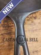 The biggest handled skillet made by Griswold! Huge beautiful 1930’s Griswold No. 14 Skillet with Large Block Logo and