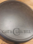 The biggest handled skillet made by Wagner with a Griswold pattern! Huge Wagner #14 Cast Iron Skillet 15 1/4 Inches