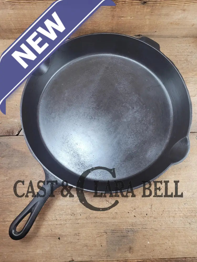 The Biggest Made By Griswold! Huge Beautiful 1930’S Griswold No. 14 Skillet With Large Block Logo