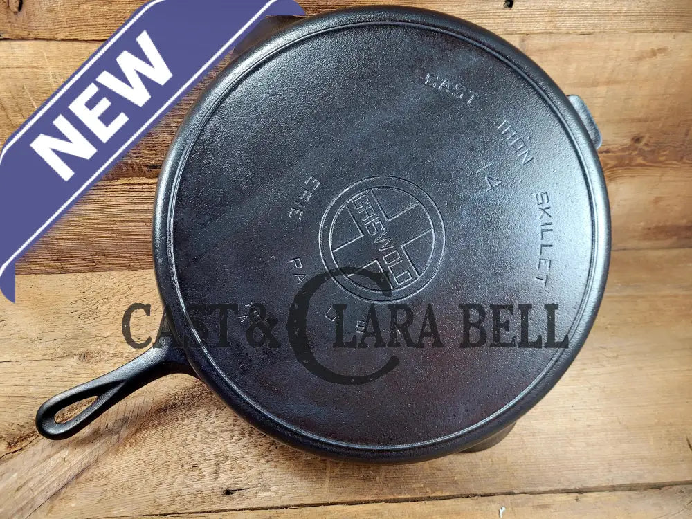 The Biggest Made By Griswold! Huge Beautiful 1930’S Griswold No. 14 Skillet With Large Block Logo