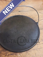 The BIGGEST you can buy! HTF 1920’s Griswold No. 14 Round Griddle with Bail. Block Logo #618. Ready to make pizzas by