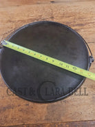 The BIGGEST you can buy! HTF 1920’s Griswold No. 14 Round Griddle with Bail. Block Logo #618. Ready to make pizzas by