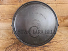 The BIGGEST you can buy! HTF 1920’s Griswold No. 14 Round Griddle with Bail. Block Logo #618. Ready to make pizzas by