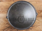 The BIGGEST you can buy! HTF 1920’s Griswold No. 14 Round Griddle with Bail. Block Logo #618. Ready to make pizzas by