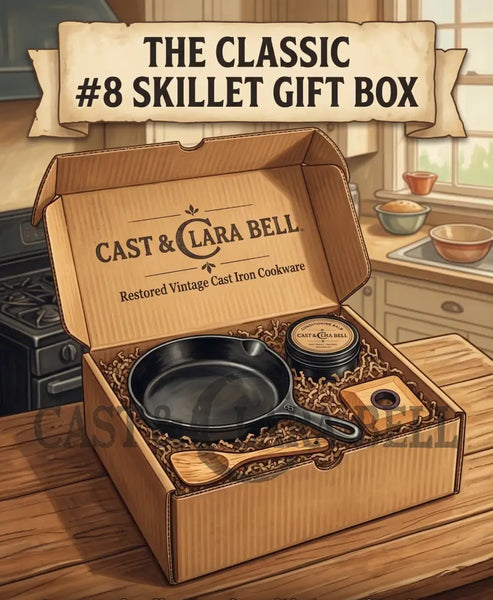 The Cast & Clara Bell Classic #8 Skillet Gift Box - Gift Box