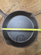 The Clara Bell Classic! 1940’s Era Three notch Lodge #8 cast iron skillet. Beautiful piece of Americana! Skillet