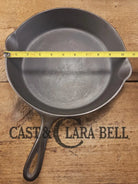 The Clara Bell Classic! 1940’s Era Three notch Lodge #8 cast iron skillet. Beautiful piece of Americana! SC24