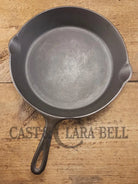 The Clara Bell Classic! 1940’s Era Three notch Lodge #8 cast iron skillet. Beautiful piece of Americana! SC24