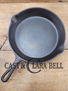 The Clara Bell Classic! 1940’S Era Three Notch Lodge #8 With Raised H Cast Iron Skillet. Skillet