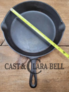 The Clara Bell Classic! 1940’S Era Three Notch Lodge #8 With Raised H Cast Iron Skillet. Skillet