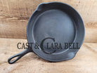The Clara Bell Classic! 1940’S Era Three Notch Lodge #8 With Raised H Cast Iron Skillet. Skillet