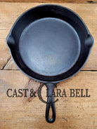 The Clara Bell Classic! 1940’S Era Three Notch Lodge #8 With Raised H Cast Iron Skillet. Skillet