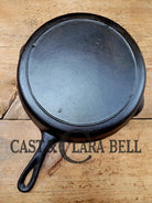 The Clara Bell Classic! 1940’S Era Three Notch Lodge #8 With Raised H Cast Iron Skillet. Skillet