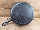 The Clara Bell Classic! 1940’S Era Three Notch Lodge #8 With Raised H Cast Iron Skillet. Skillet